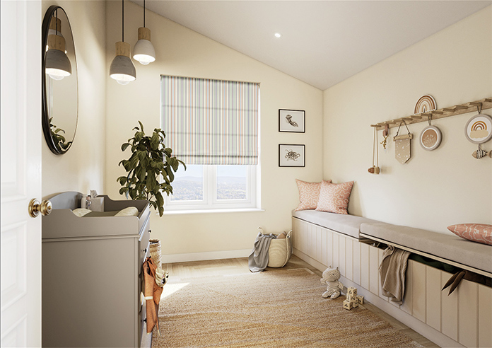 The British Stripe Co. Elizabeth, Brighton No.1 - Twist&Fit Roman Blind - Image 7